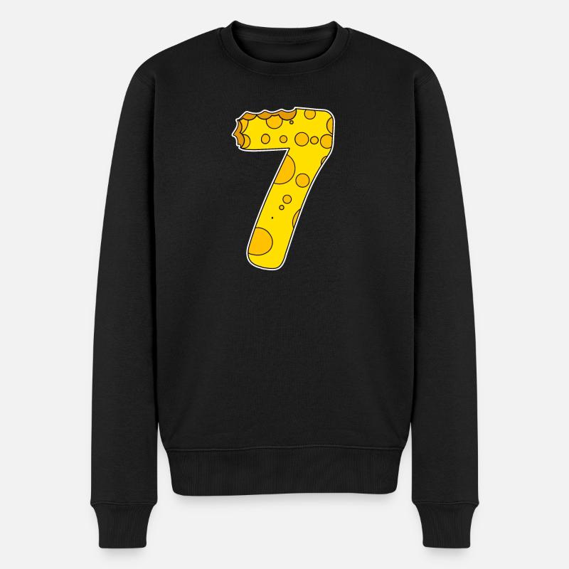 Graphique 7 - Pull Premium bio Homme - noir