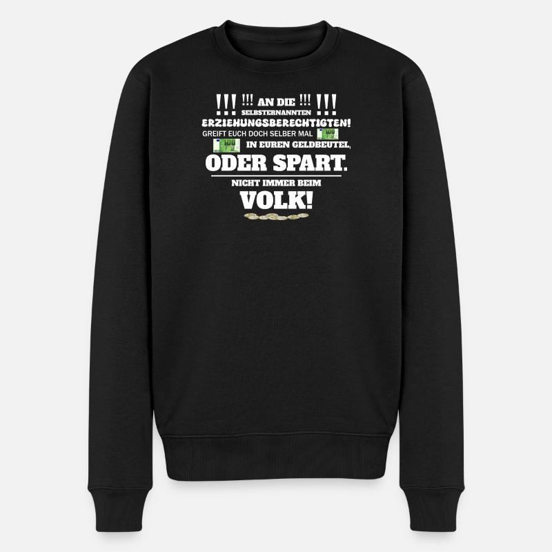 Pas toujours par les gens - Pull Premium bio Homme - noir