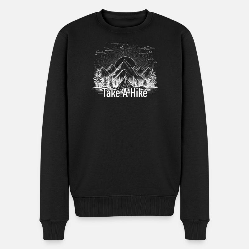 Take A Hike Mountain Tee - Pull Premium bio Homme - noir