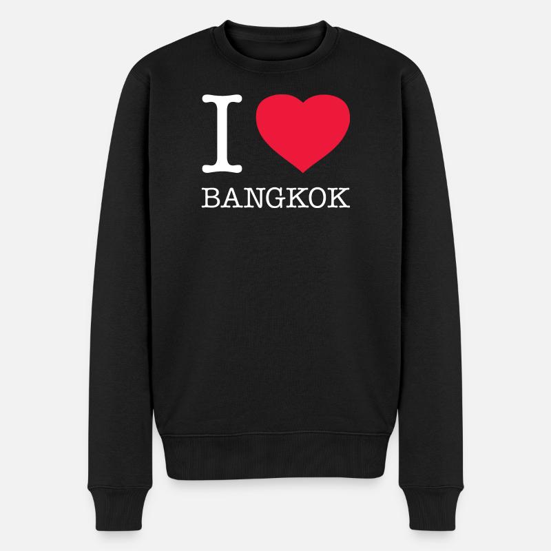J’ADORE BANGKOK - Pull Premium bio Homme - noir