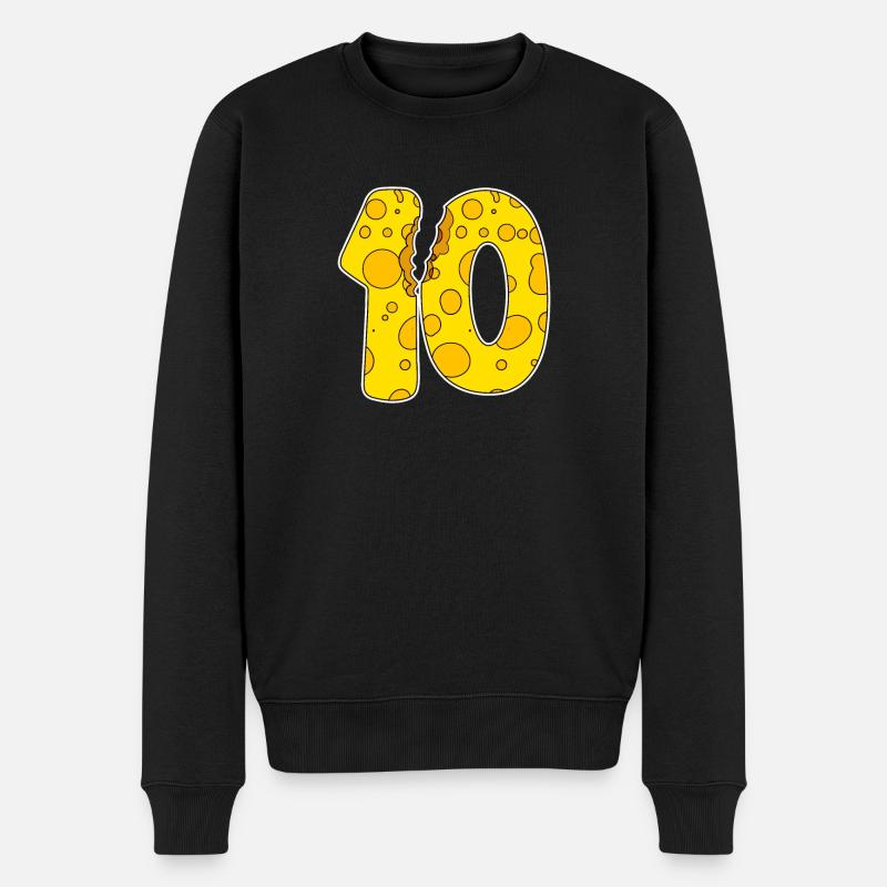 10 ans de Funny Cheese - Pull Premium bio Homme - noir