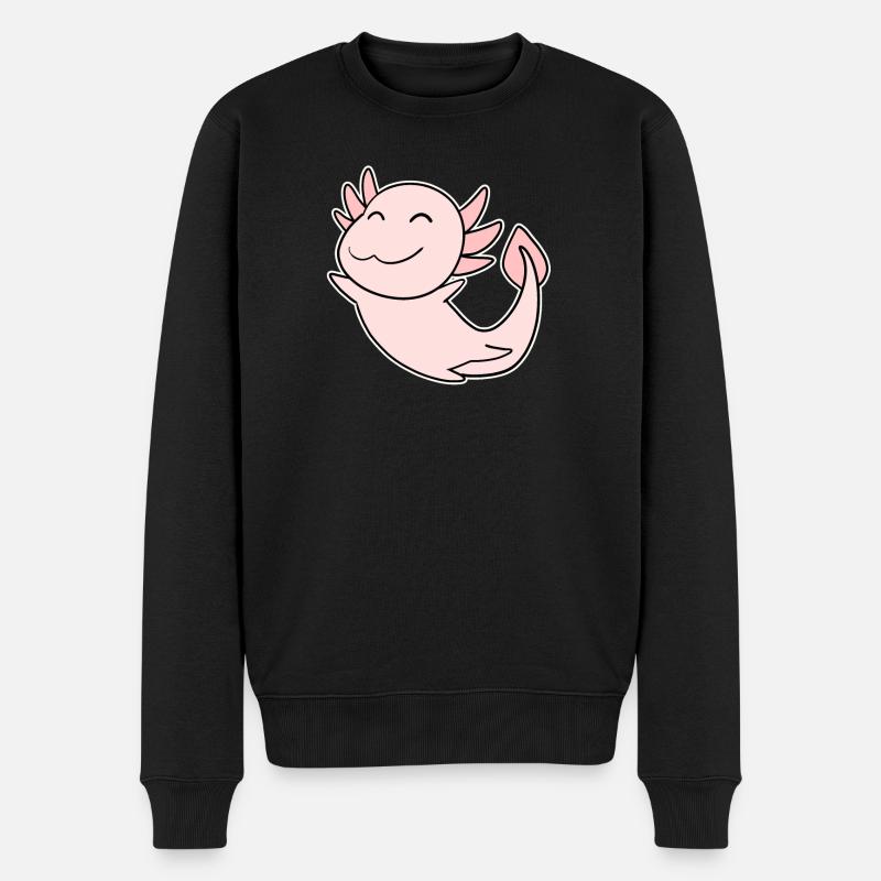 Axolotl Motif Enfants - Pull Premium bio Homme - noir