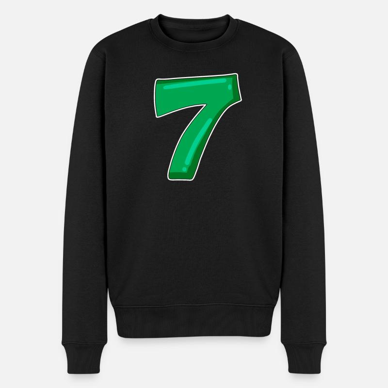 Numéro 7 Numéro - Pull Premium bio Homme - noir