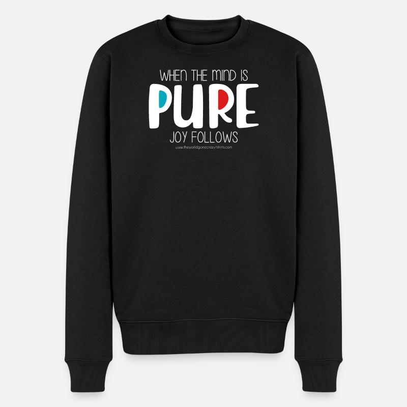Pur - Pull Premium bio Homme - noir