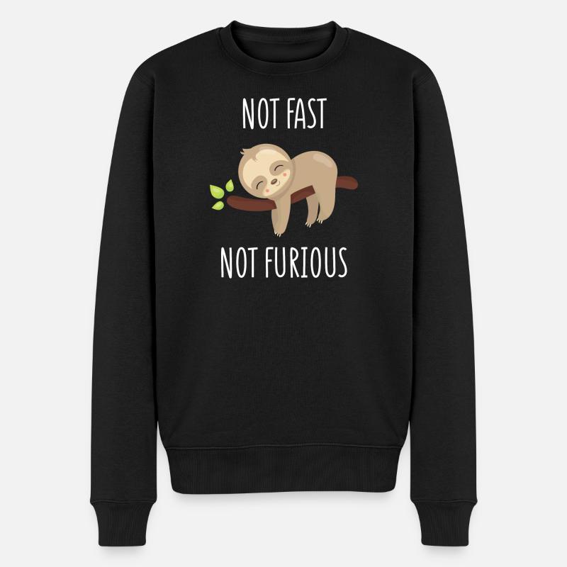 Pas rapide, pas furieux - Pull Premium bio Homme - noir