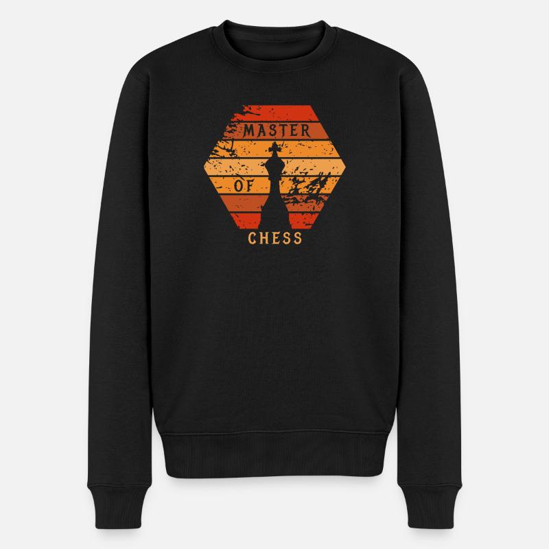 Master of Chess - Männer Premium Bio Pullover - Schwarz