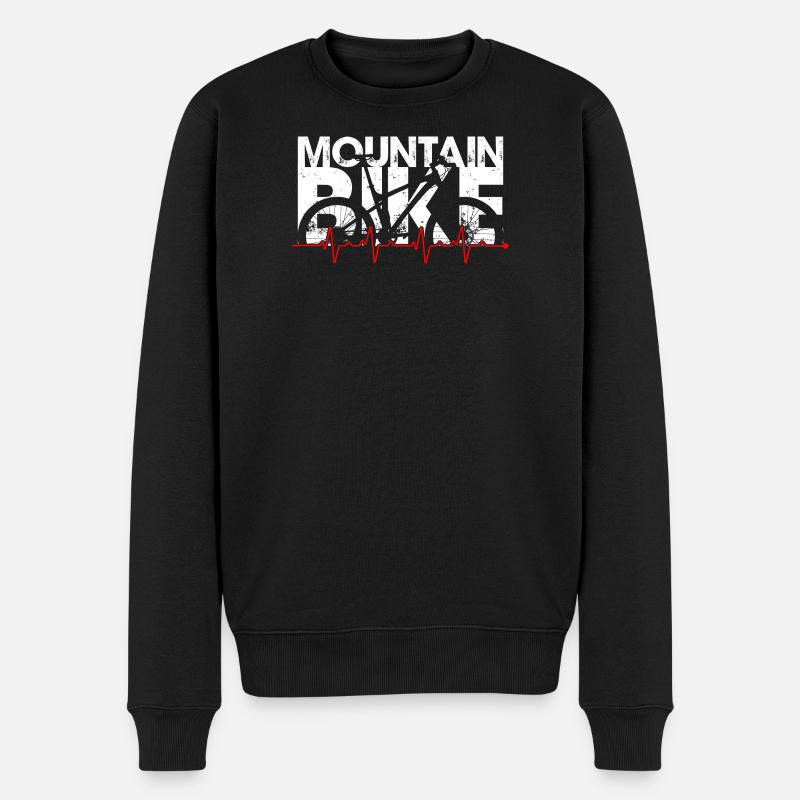 Rythme du VTT - Pull Premium bio Homme - noir