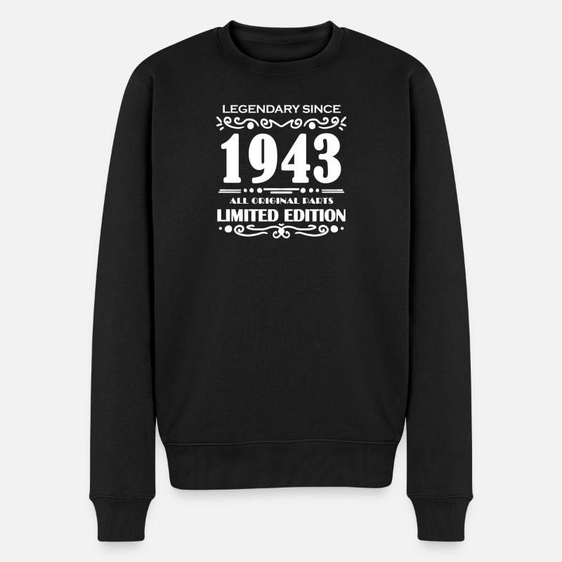 1943 - Année 1943 - Année 1943 - Pull Premium bio Homme - noir