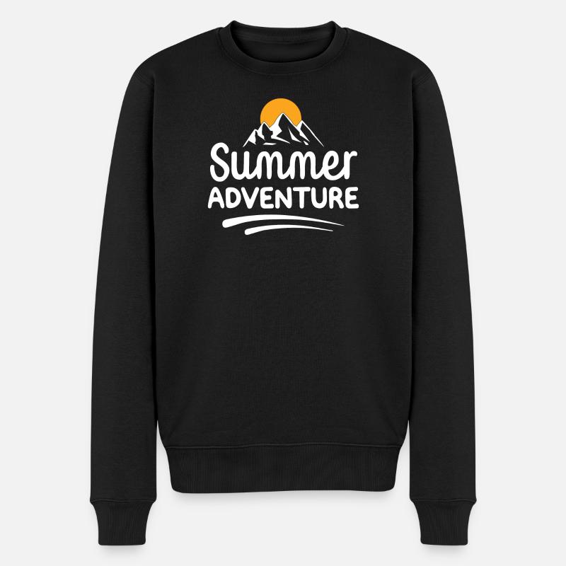 Aventure d’été - Pull Premium bio Homme - noir