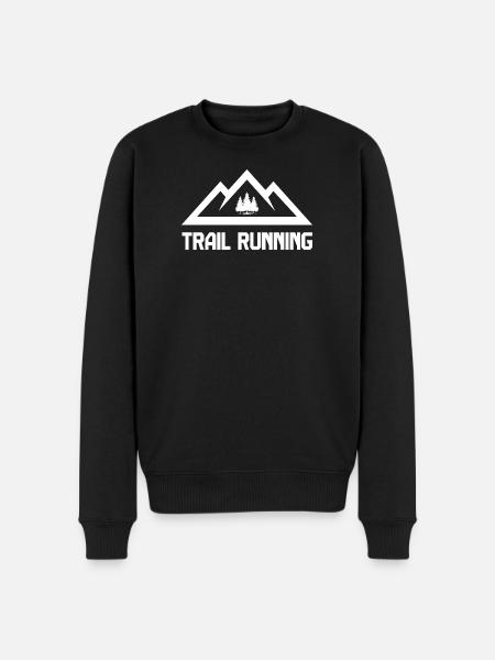 Course en sentier - Pull Premium bio Homme - noir