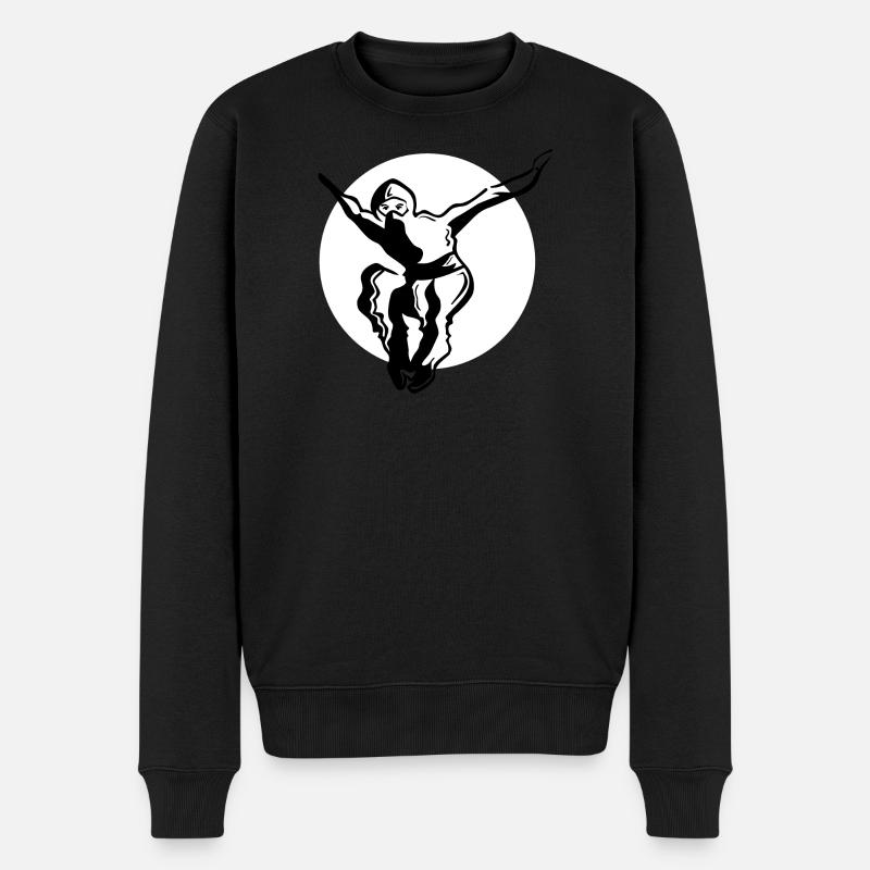 Ninja - blancnoir - Pull Premium bio Homme - noir