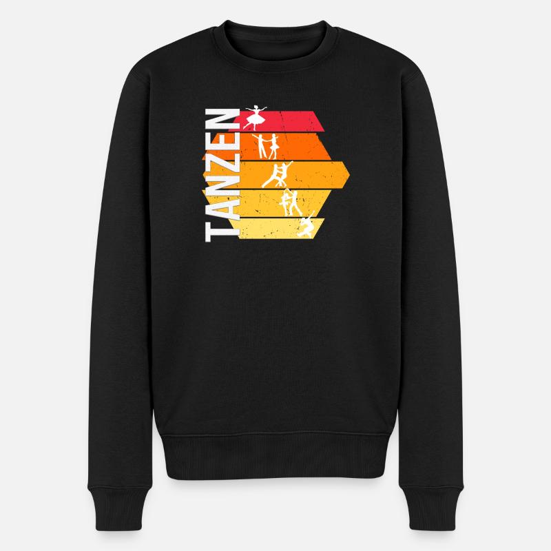 Tanzen - Männer Premium Bio Pullover - Schwarz