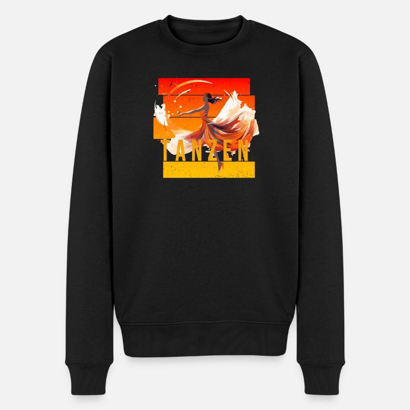 Tanzen - Männer Premium Bio Pullover - Schwarz