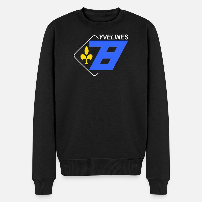 Yvelines - Pull Premium bio Homme - noir