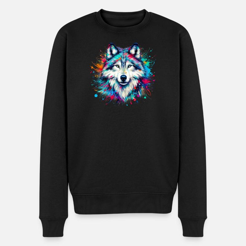 Loup - Pull Premium bio Homme - noir