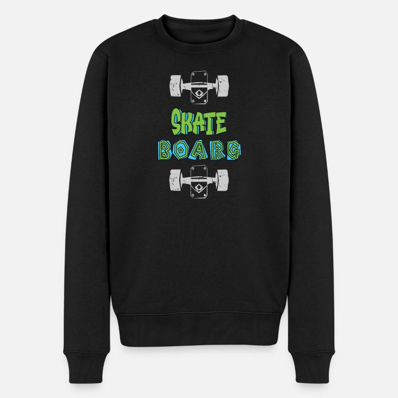 Cool Skateboard Chemise - Pull Premium bio Homme - noir