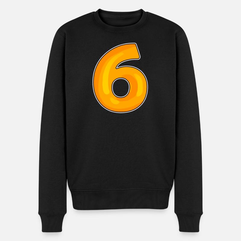 Six Numéro 6 Numéro - Pull Premium bio Homme - noir