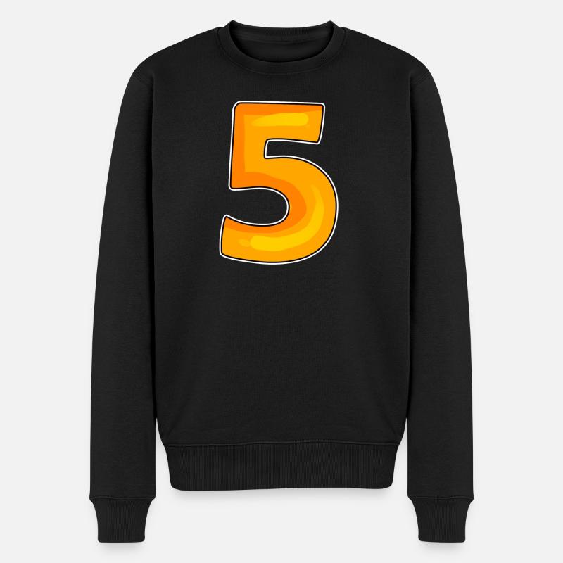 Numéro 5 Numéro - Pull Premium bio Homme - noir