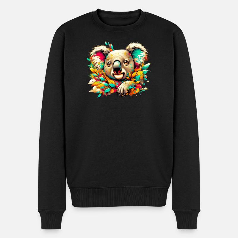 Koala - Pull Premium bio Homme - noir