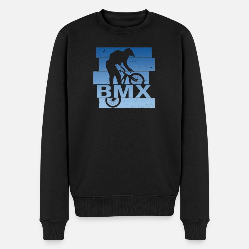 BMX - Männer Premium Bio Pullover - Schwarz