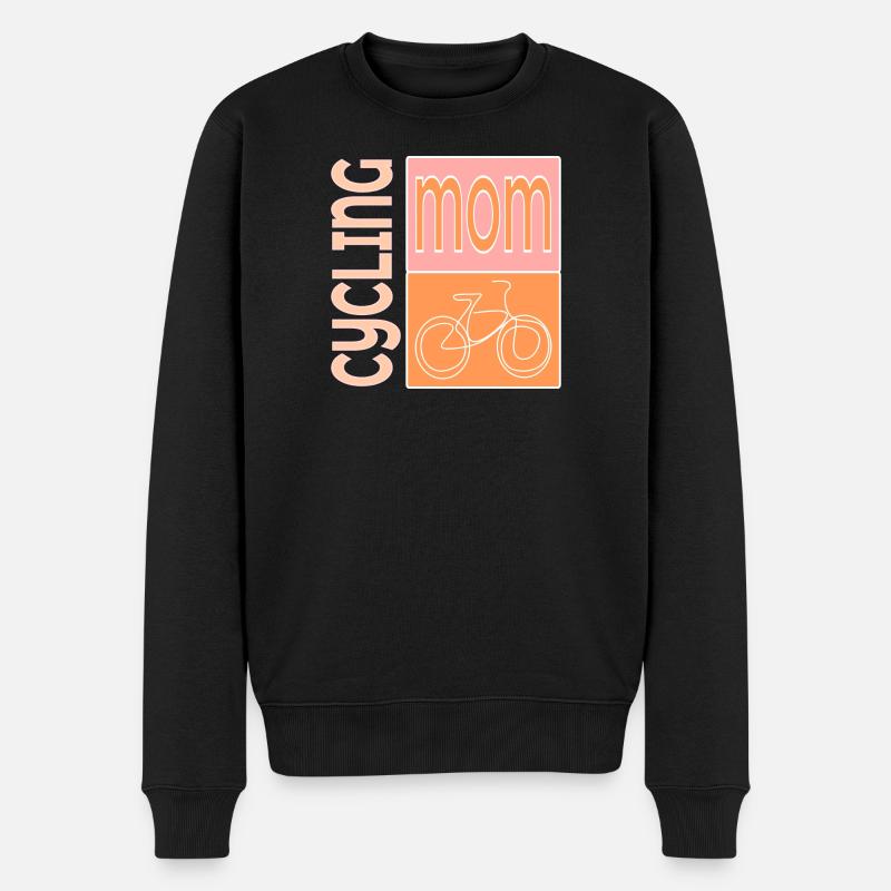 CYCLISME MAMAN VÉLO ART - Pull Premium bio Homme - noir