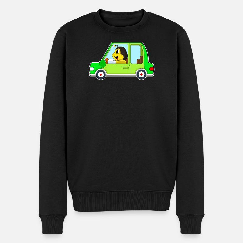 Biene Auto - Männer Premium Bio Pullover - Schwarz