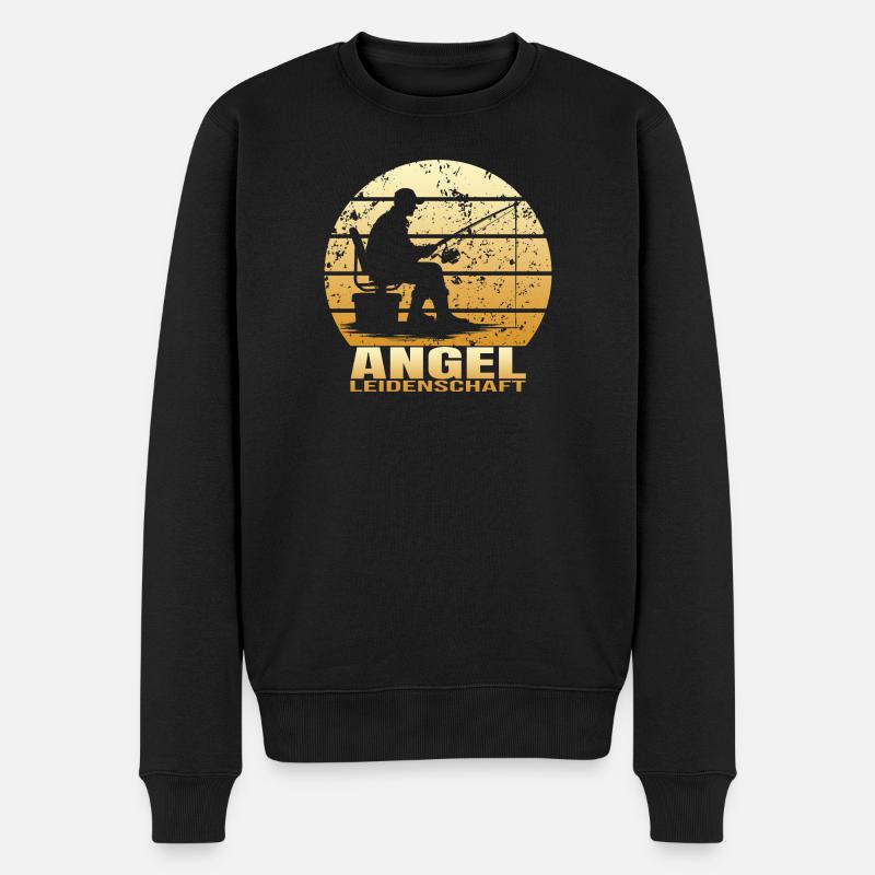 Angel Leidenschaft - Männer Premium Bio Pullover - Schwarz