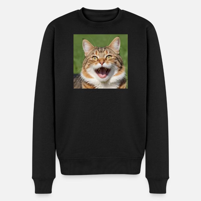 Chat - Pull Premium bio Homme - noir