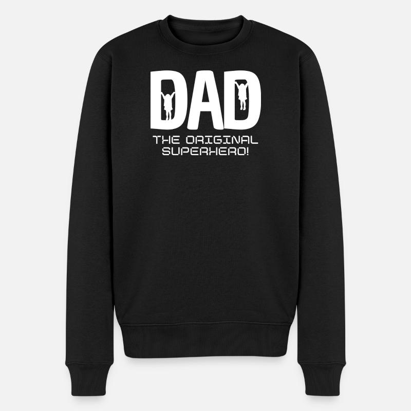 PAPA - Pull Premium bio Homme - noir