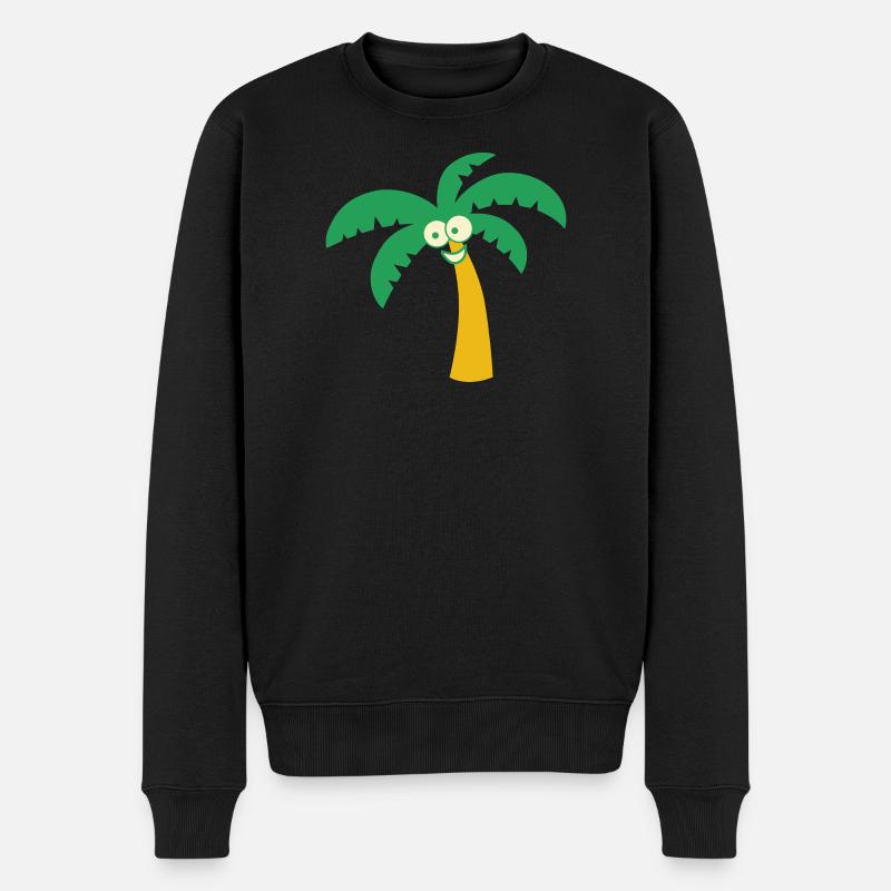 Palmier - Pull Premium bio Homme - noir