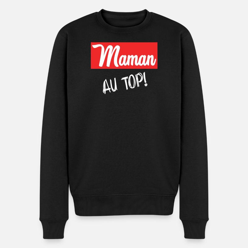 MAMAN - Pull Premium bio Homme - noir