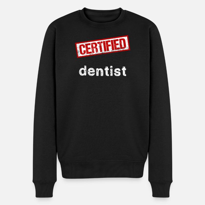 Dentiste - Pull Premium bio Homme - noir