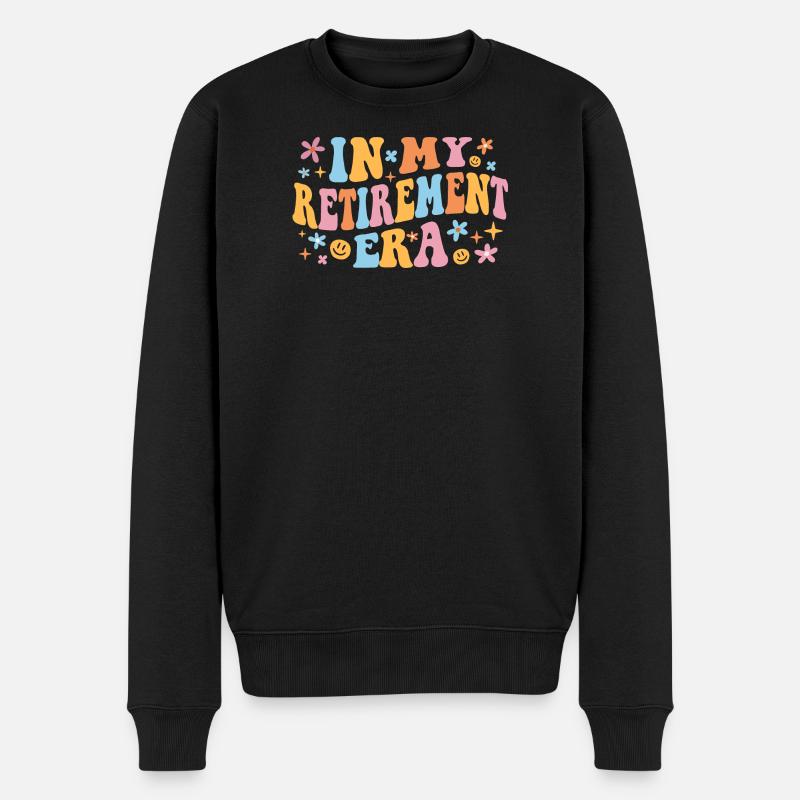 À l’époque de ma retraite, j’ai - Pull Premium bio Homme - noir