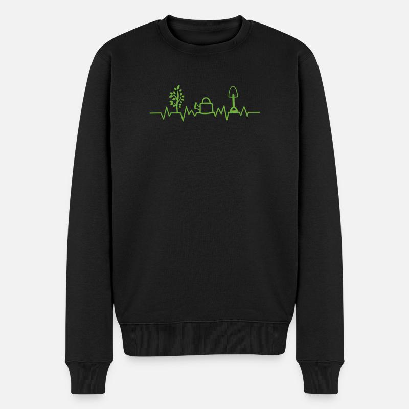 Gärtner Hobbygärtner - Männer Premium Bio Pullover - Schwarz