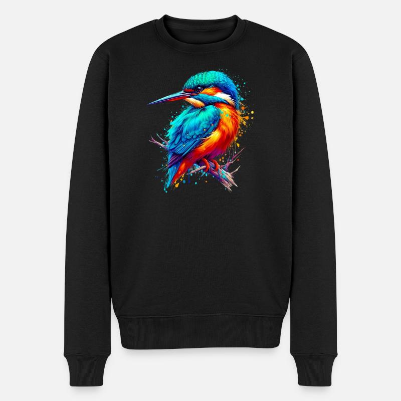 Martin-pêcheur - Pull Premium bio Homme - noir