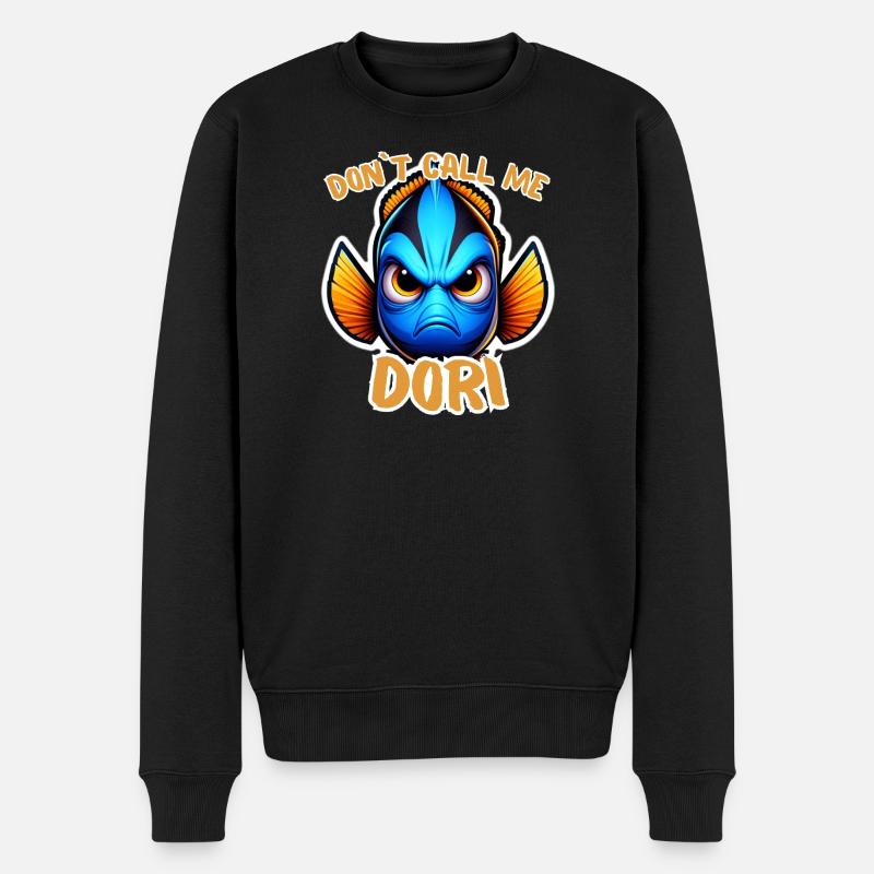 Dori en colère - Pull Premium bio Homme - noir