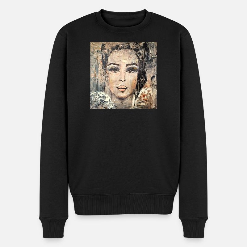 Strong - Männer Premium Bio Pullover - Schwarz