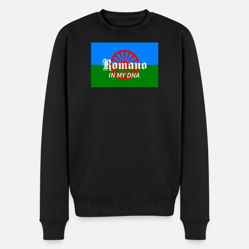 115552801 189003730 flaglennyinm - Männer Premium Bio Pullover - Schwarz