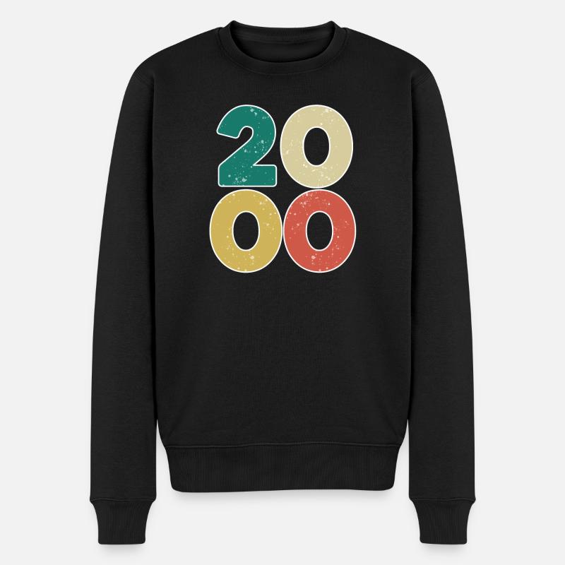 2000 - Year 2000 - Year 2000 - Men's Premium Organic Jumper - black