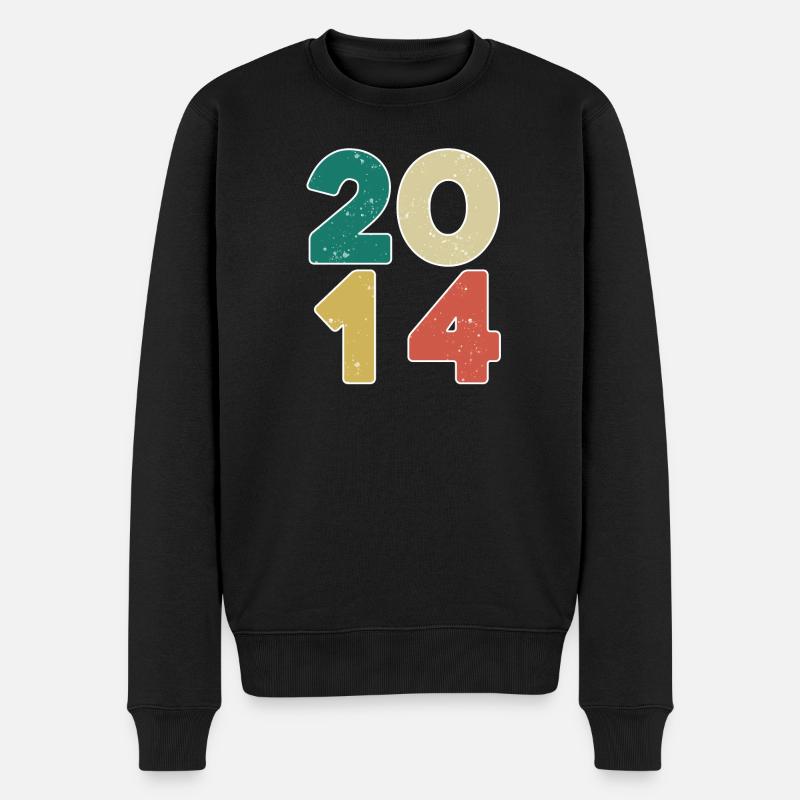 2014 - Année 2014 - Année 2014 - Pull Premium bio Homme - noir