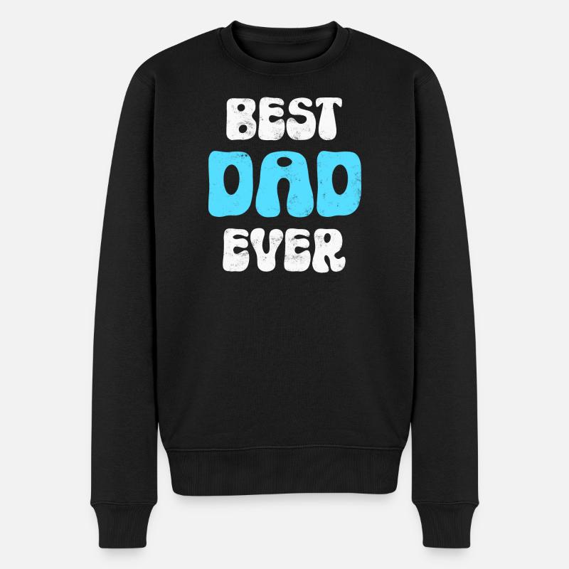 Père Papa - Pull Premium bio Homme - noir