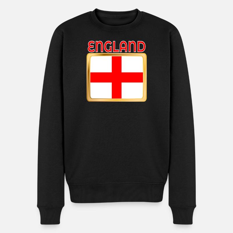 ANGLETERRE ROYAUME-UNI - Pull Premium bio Homme - noir