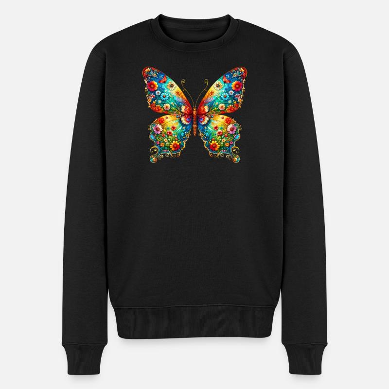 Papillon - Pull Premium bio Homme - noir
