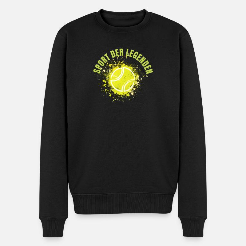 Sport der Legenden - Männer Premium Bio Pullover - Schwarz