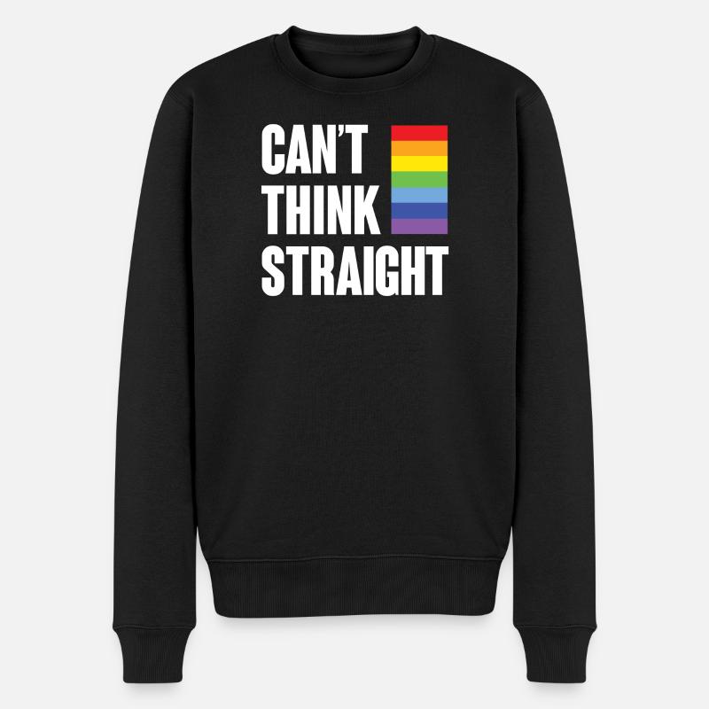 LGBTQ-Pride-Monat - Ich kann nicht klar denken - Männer Premium Bio Pullover - Schwarz