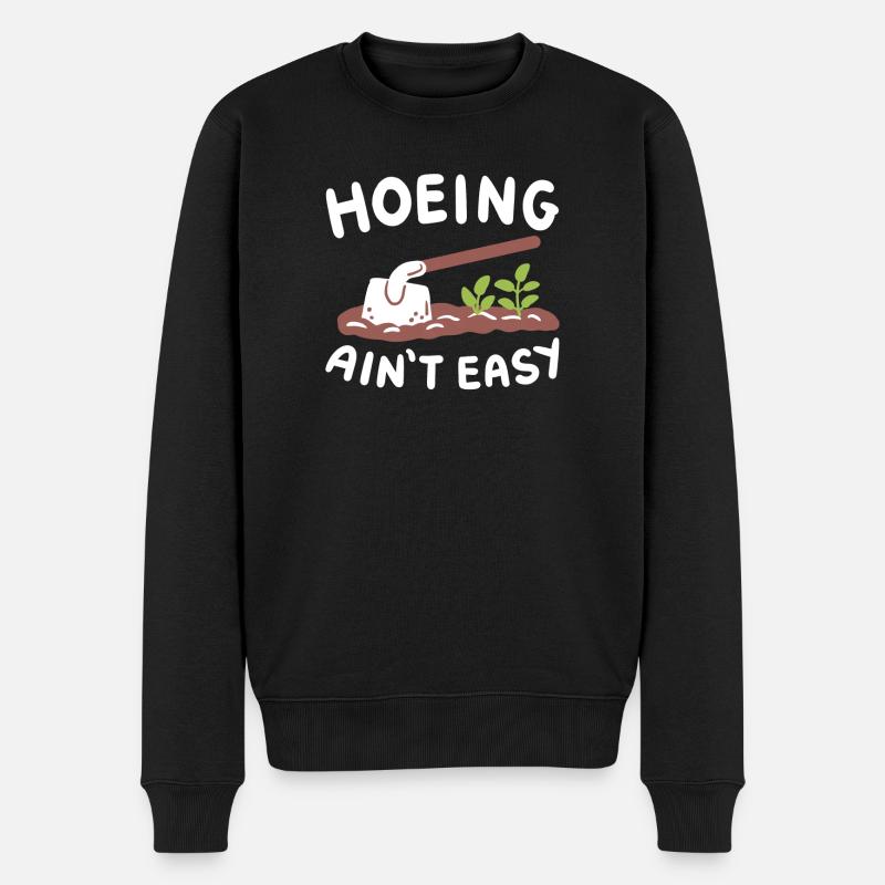 Garten Gartenarbeit - Männer Premium Bio Pullover - Schwarz