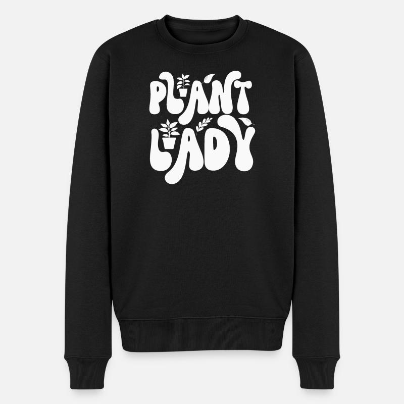 Pflanzen - Männer Premium Bio Pullover - Schwarz