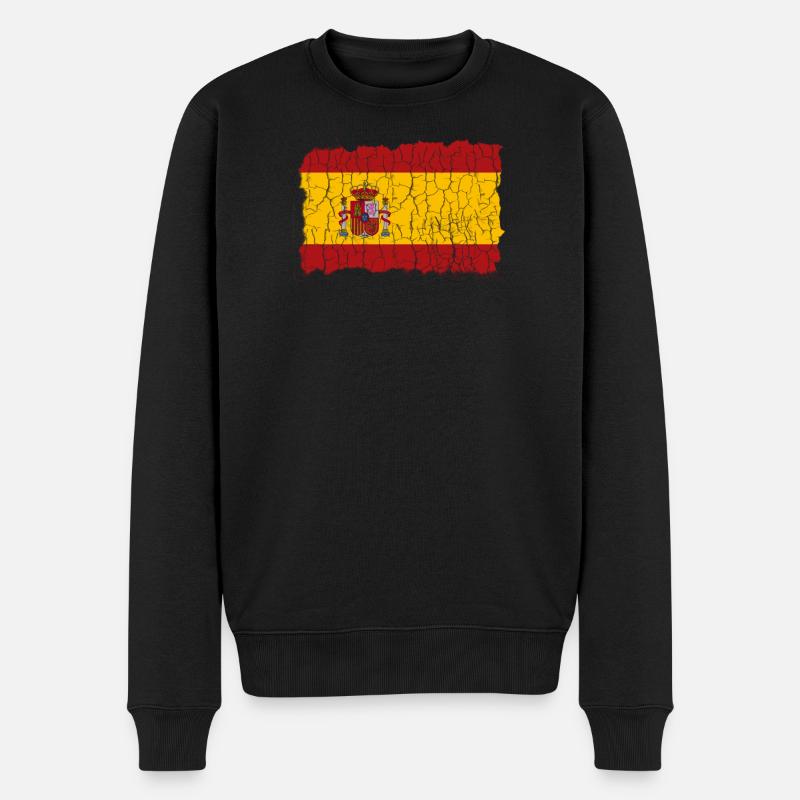 Espagne Drapeau Espania - Pull Premium bio Homme - noir