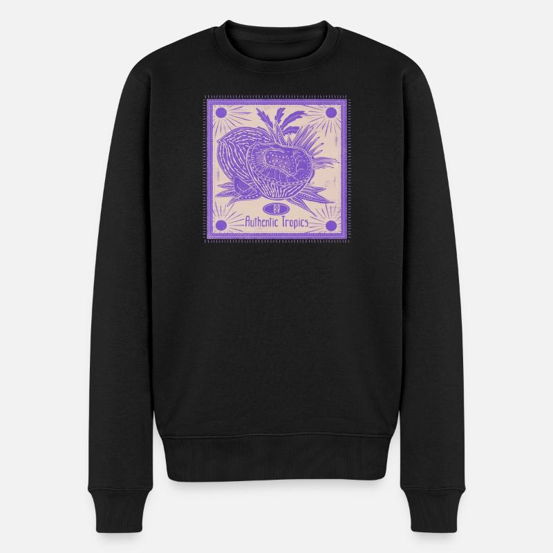 Image authentique des tropiques fructifiques - Pull Premium bio Homme - noir