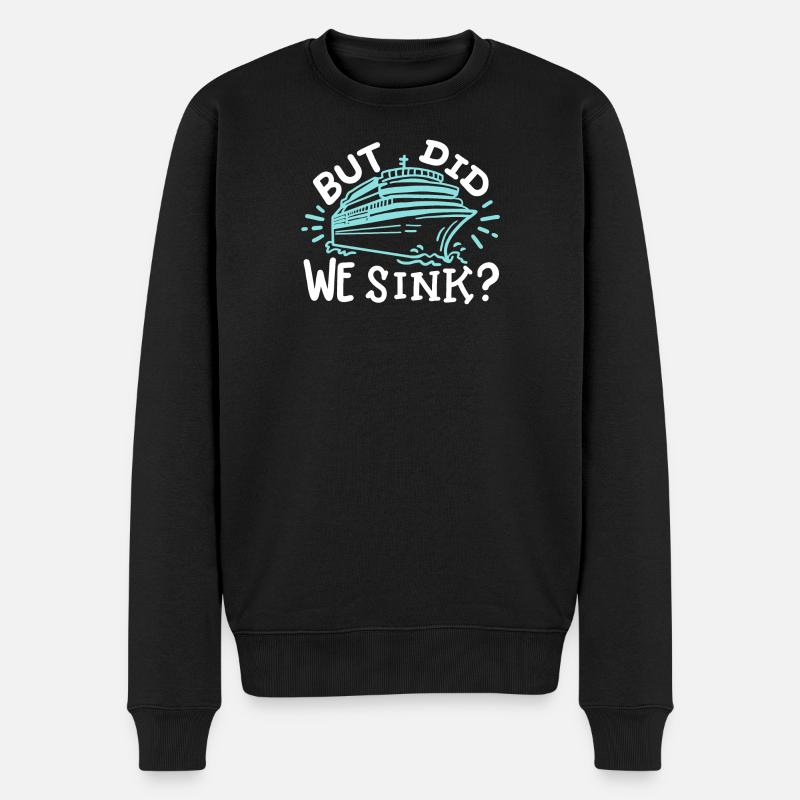 Kreuzfahrtschiff Kreuzfahrt - Männer Premium Bio Pullover - Schwarz